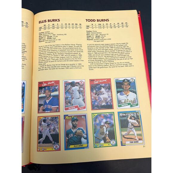 Complete Book of 1990 Baseball Cards Topps Donruss Fleer Score Tom Owens - Picture 6 of 8